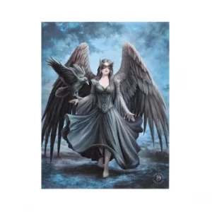 Image of 19x25 Raven Canvas by Anne Stokes