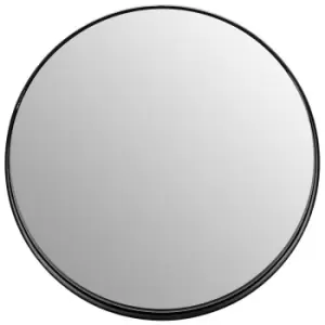 Image of Interiors By Premier Wall Mirror in Matte Black - Small