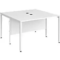 Image of Dams International Desk MB1212BWHWH 1,200 x 1,200 x 725 mm