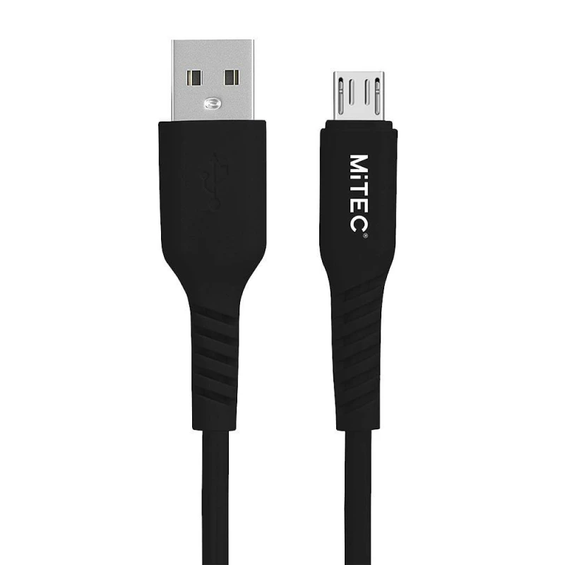 Image of MiTEC MITEC 1M MICRO USB CABLE BLACK Black unisex One Size