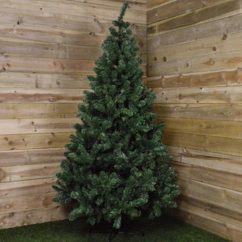 Image of Samuel Alexander 7ft (210cm) Imperial Pine Christmas Tree in Green with 770 tips 137cm Diameter Green Unisex