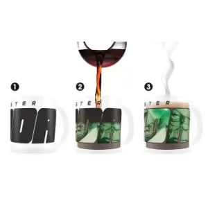 Image of Star Wars Yoda Thermal Glass Mug