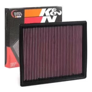 Image of K&N Filters Air filter 33-2787 Engine air filter,Engine filter OPEL,VAUXHALL,ZAFIRA B (A05),Astra H Caravan (A04),Zafira A (T98),Astra G CC (T98)