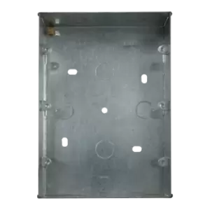 Image of Click Scolmore Essentials 2 Gang 47MM Triple Row K/O Box - WA518