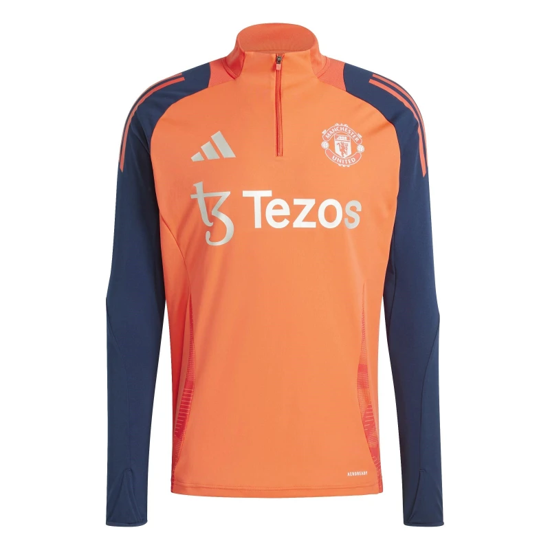 Image of adidas Manchester United Tiro 24 Training Top 2024 2025 Adults - Red Red S