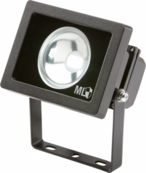 Image of KnightsBridge IP65 Adjustable Low Energy LED Security Flood Light Black Aluminium. - 10 Watt