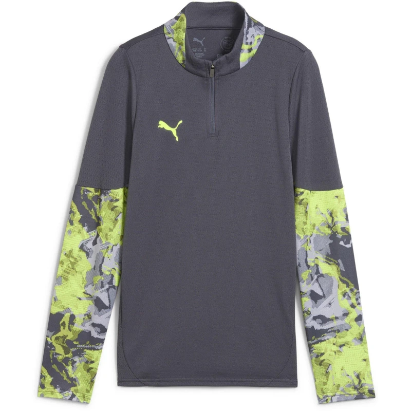 Image of Puma Individualcup 1/4 Zip-Top Jr Drill Top Unisex Kids Galactic Gra unisex 7-8 (S)