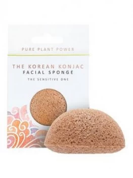 Image of The Konjac Sponge Company The Elements Air Facial Sponge - Calming Chamomile/Pink Clay