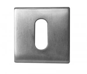Image of LocksOnline Square Standard Stainless Steel Escutcheon