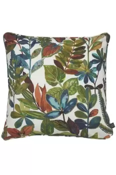Image of Tonga Floral Printed Piped Cushion
