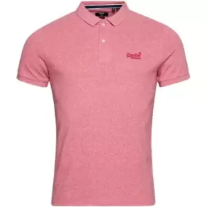 Image of Superdry Core Polo Shirt - MdPink Grit 5XE