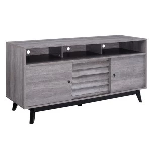 Image of Dorel Vaughn TV Stand (60") - Grey Oak