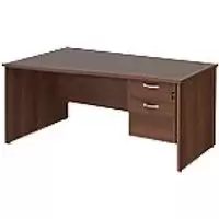 Image of Dams International Wave Desk MP16WLP2W 1,600 x 725 x 800 - 990 mm
