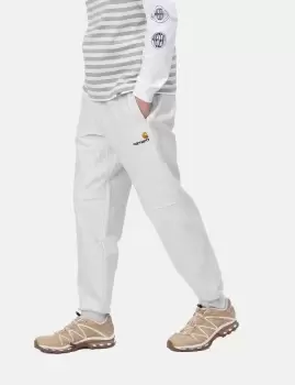 Image of Carhartt Wip American Script Jogging Pant, Ash Heather, Male, Track Pants, I027042.482
