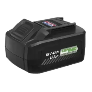 Image of Sealey Power Tool Battery 18V 4Ah Lithium-ion for CP650LI & CP650LIHV