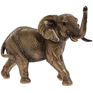 Image of Reflections Bronzed Elephant Figurine By Lesser & Pavey