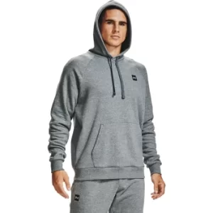 Image of Under Armour Mens Rival Fleece Hoodie Pitch Gray Heather L