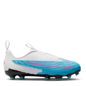 Image of Nike Phantom Academy GX Junior Firm Ground Football Boots - Blue