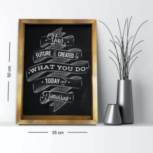 Image of 3550AHS-010 Multicolor Decorative Framed MDF Painting