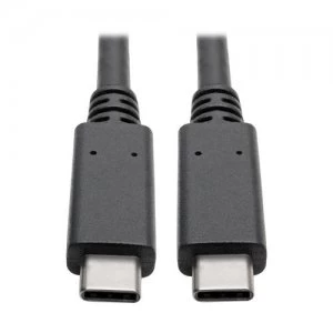 Image of Tripp Lite USB 3.1 Gen 2 (10 Gbps) Cable with 5A Rating USB-C to USB-C (M/M) 0.91 m