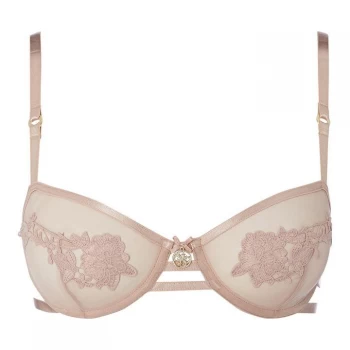 Image of Guess Floral Under Wired Bra - Blush