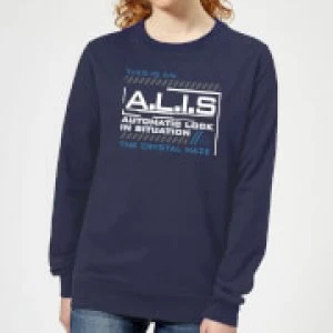 Image of Crystal Maze A.L.I.S. Womens Sweatshirt - Navy - M