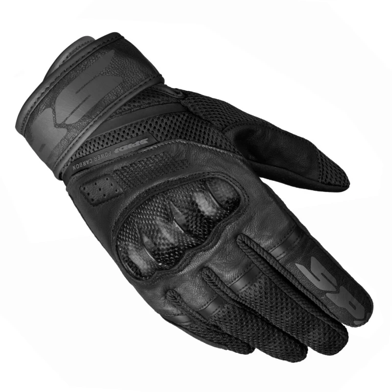 Image of Spidi Power Carbon Gloves Black Size M