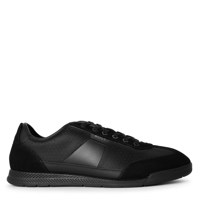 Image of Boss Boss Nitan Lowp Nymn 10277929 01 Low-Top Trainers Mens Black male 8 (42)