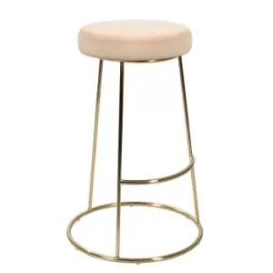 Image of Set Of 2 Opera Bar Stools Vintage Pink