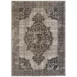 Image of Origins Saville Rug Grey And Black 120 x 170cm