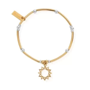 Image of ChloBo GMBMNBR1129 Women's Two Tone Wishful Soul Star Bracelet