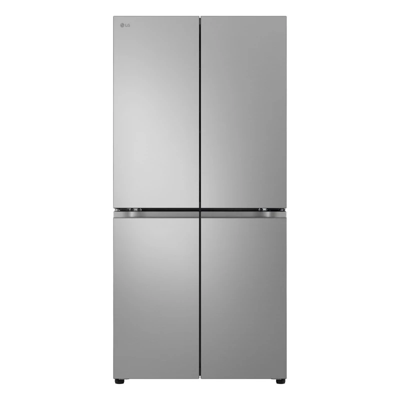 Image of LG NatureFRESH 530 Litre Four Door American Fridge Freezer - Prime Silver GMB860PYDE -