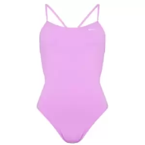 Image of Nike Lace Up Swimsuit Womens - Pink