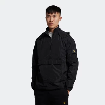 Image of Mens Casuals Pocket Overhead Jacket - Jet Black - S