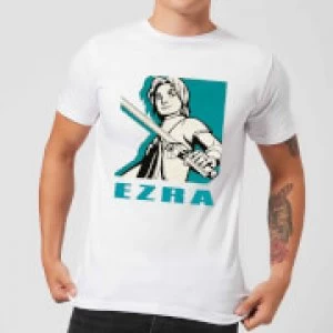 Image of Star Wars Rebels Ezra Mens T-Shirt - White - S