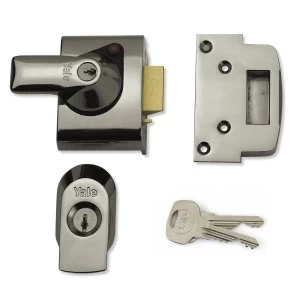 Image of Yale Chrome Maxsec Nightlatch - 40mm