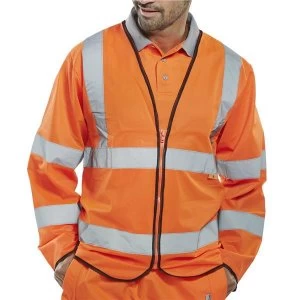 Image of Click Fireretardant Medium High Visibility Jacket Orange