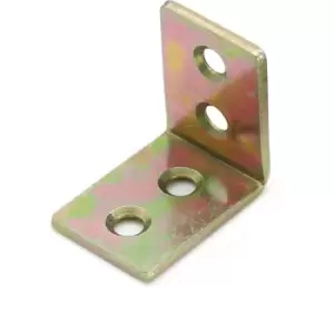 Image of Steel from Corner l Shape Brace Angle Bracket - Size 25 x 25 x 17mm - Pack of 100