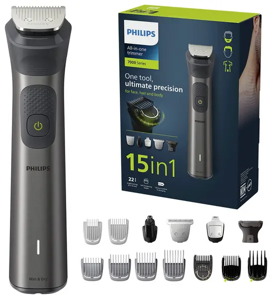 Image of Philips 15 in 1 Beard Trimmer and Hair Clipper Kit MG7940/15