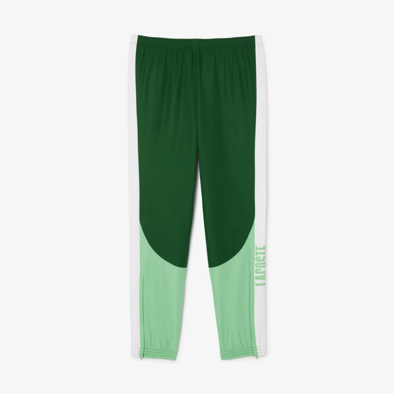 Image of Lacoste Tennis Colour Block Joggers Green male XS