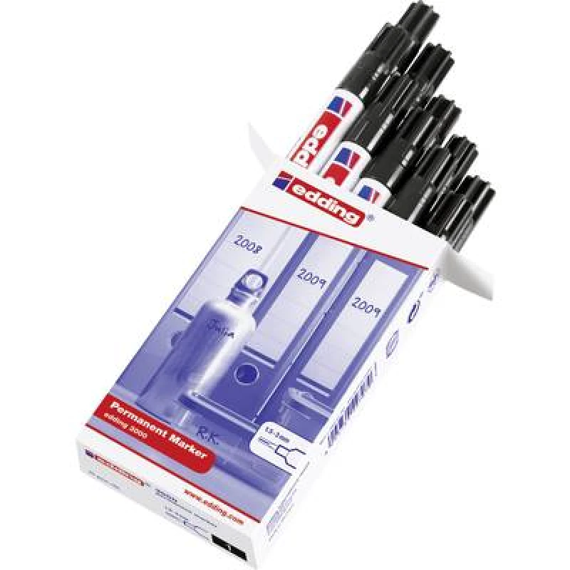 Image of Edding Edding edding 3000 4-30000-001 Permanent marker Black waterproof: Yes 4-30000-001