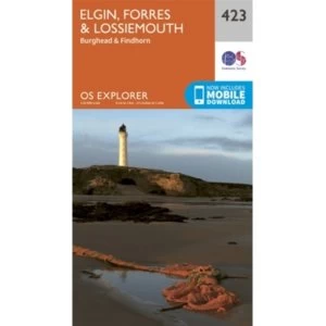 Image of Elgin, Forres and Lossiemouth by Ordnance Survey (Sheet map, folded, 2015)