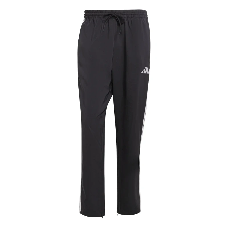 Image of Adidas Open hem Trousers adidas Essential 3-Stripes Stanford Noir Male S