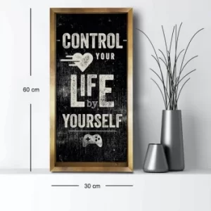 Image of 3060AHS-001 Multicolor Decorative Framed MDF Painting