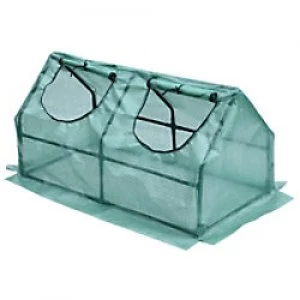 Image of OutSunny Green House Teal Water proof Outdoors 730 mm x 120 mm x 120 mm