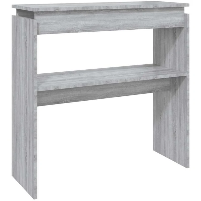 Image of VIDAXL Console Table Grey Sonoma 80x30x80cm Engineered Wood Vidaxl 8720286932797