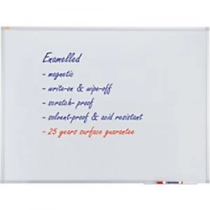 Image of Franken Wall Mountable Magnetic Whiteboard Enamel Valueline 240 x 120 cm