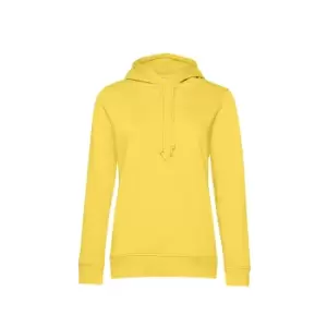 Image of B&C Womens/Ladies Organic Hoodie (M) (Blazing Yellow)