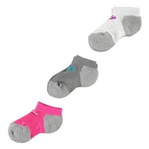Image of Skechers 3 Pack Low Cut Socks Girls - Pink Multi
