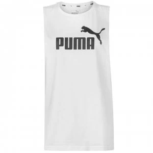 Image of Puma Essential Cut Off Tank Top - White 02